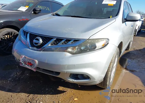 2013 Nissan Murano Sv z USA, uszkodzony, nr VIN JN8AZ1MW9DW315708